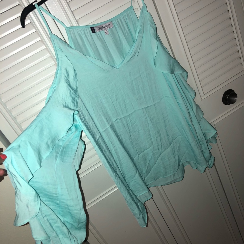 Tank top dress shirt with long sleeves